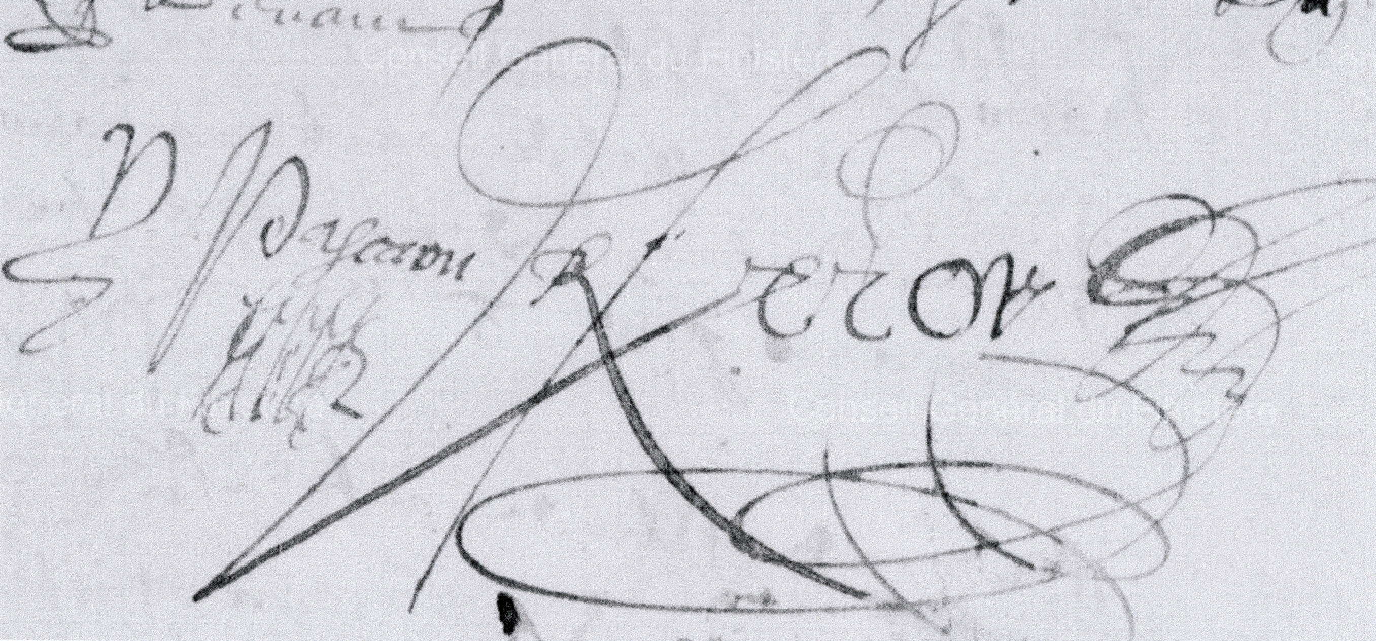 Signature de Le Roy