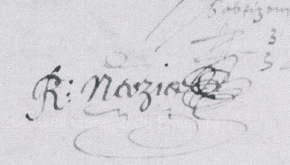 Signature du cur Ren Nerzic