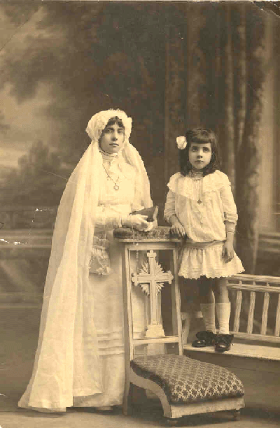 Marcelle Faure et sa soeur Lucienne