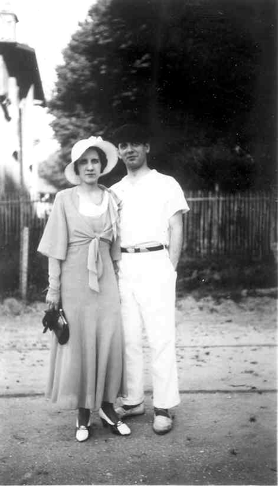 Pierre Meste et Marcelle Faure  Bordeaux en 1930
