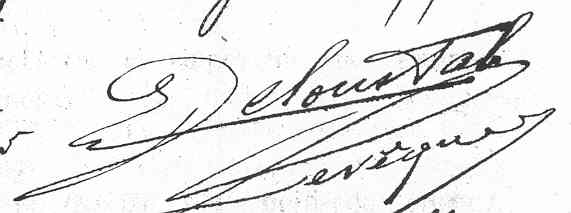 Signature Eugne Deloustal