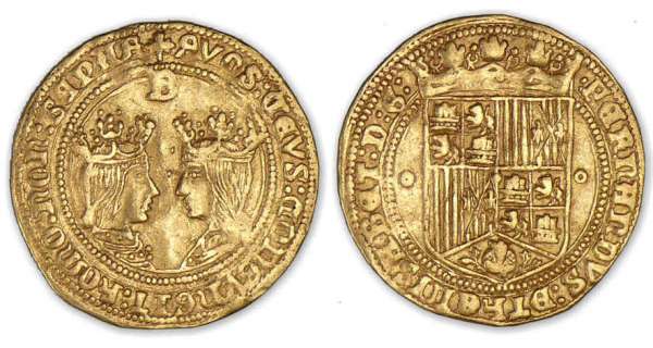 Pices d'or de Ferdinand et Isabelle