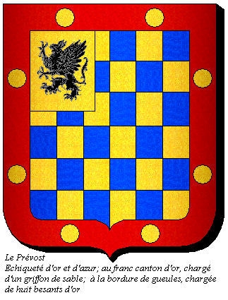 Blason des Le Prevost